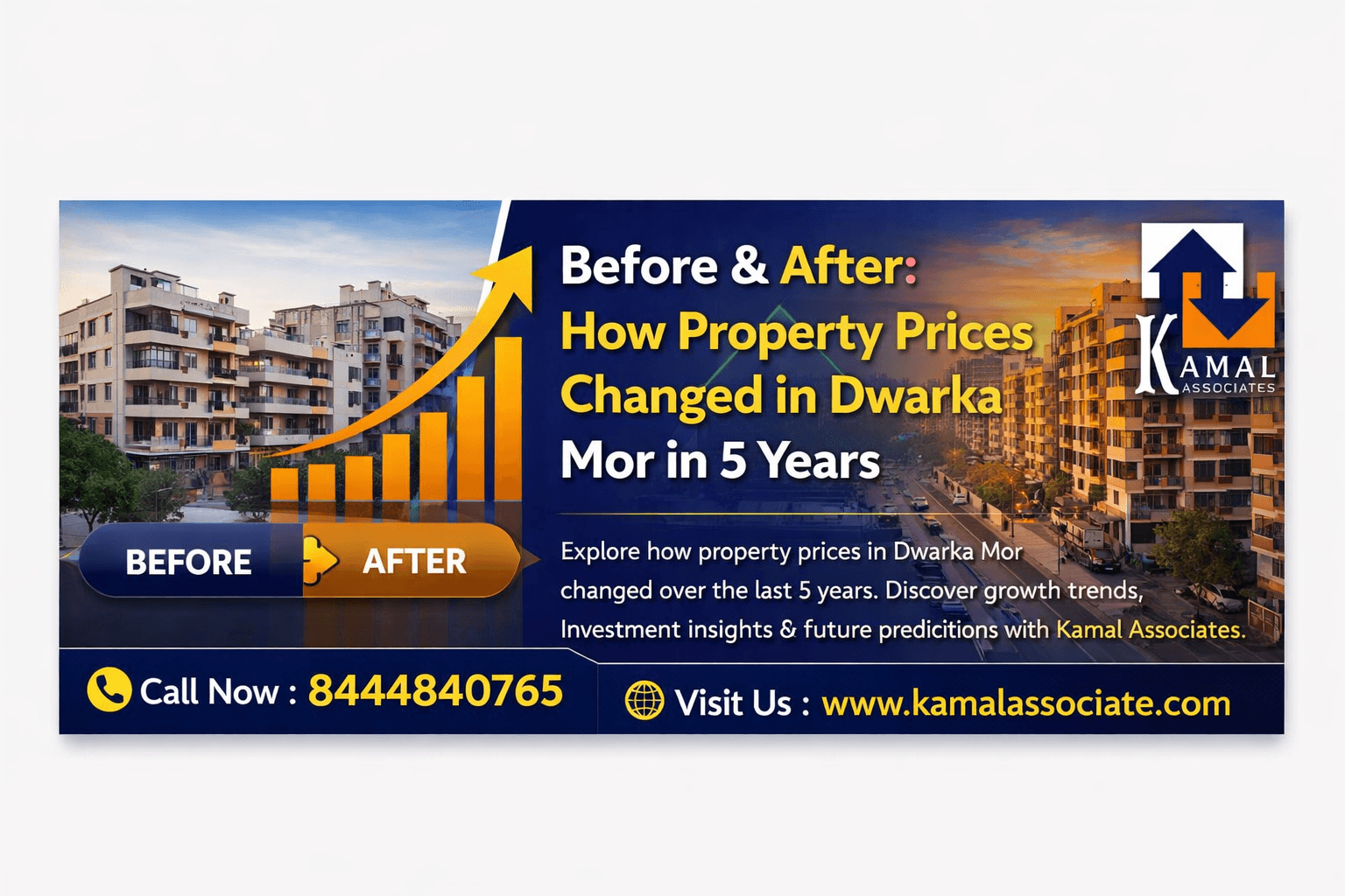 Before & After: How Property Prices Changed in Dwarka Mor in 5 Years