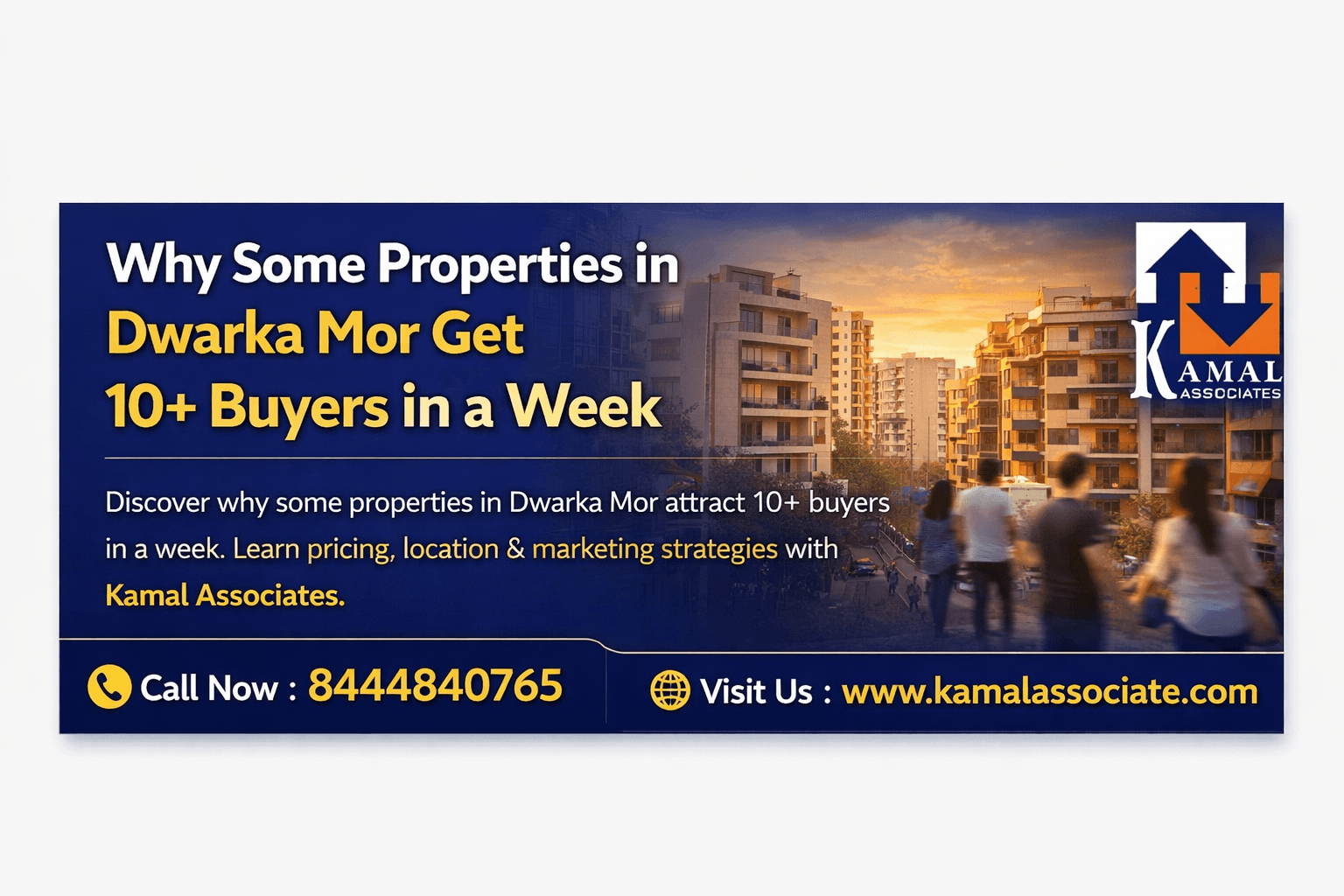 Why Some Properties in Dwarka Mor Get 10+ Buyers in a Week