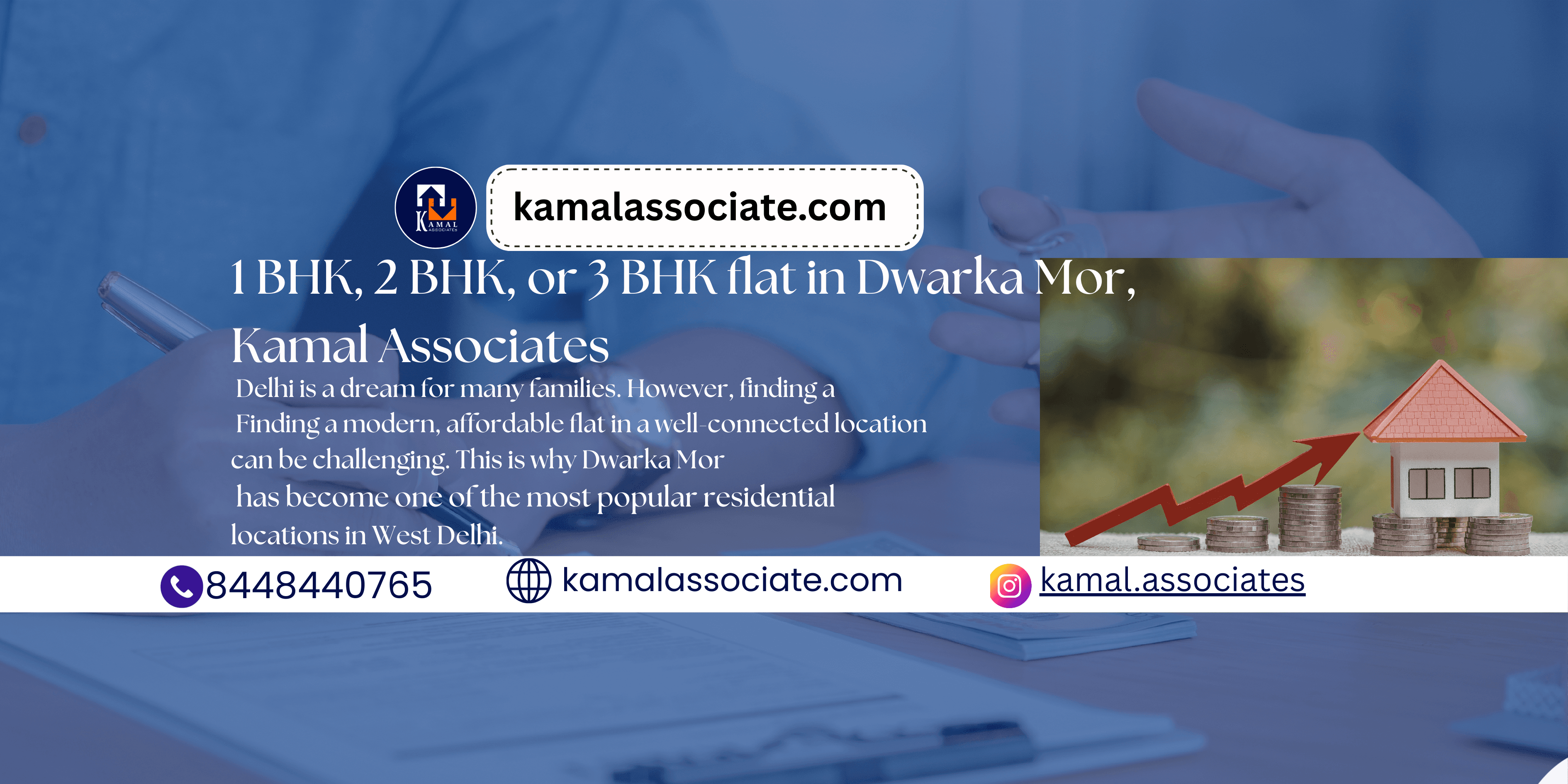Affordable 1, 2 & 3 BHK Flats in Dwarka Mor with 80–90% Home Loan | Kamal Associates Delhi