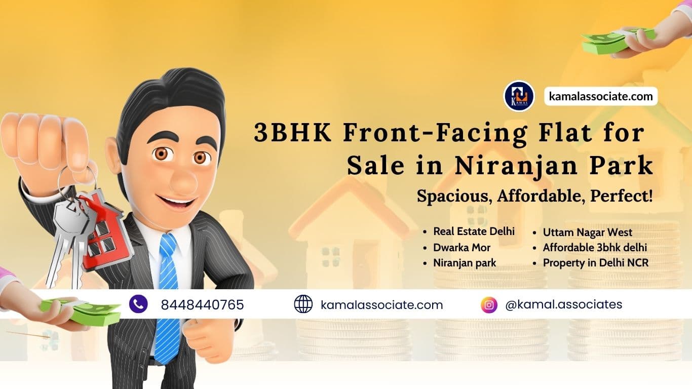 Kamal Associates- 3BHK Front-Facing Flat for Sale in Niranjan Park