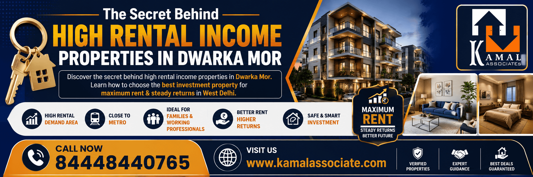 The Secret Behind High Rental Income Properties in Dwarka Mor