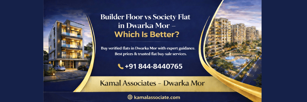 Builder Floor vs Society Flat in Dwarka Mor – Which Is Better
