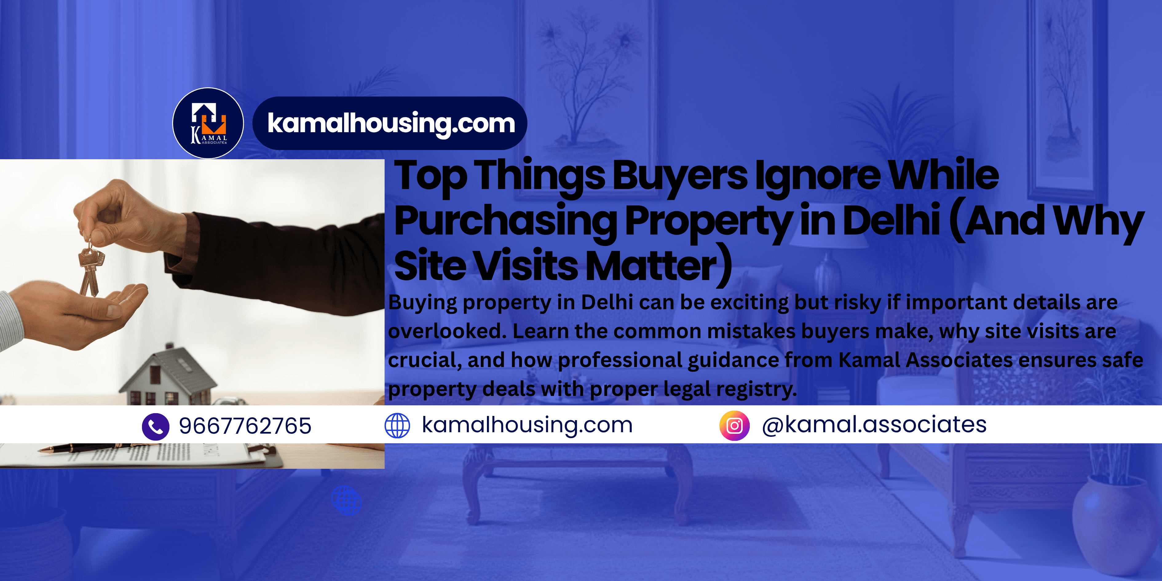 Top Things Buyers Ignore While Purchasing Property in Delhi (And Why Site Visits Matter)
